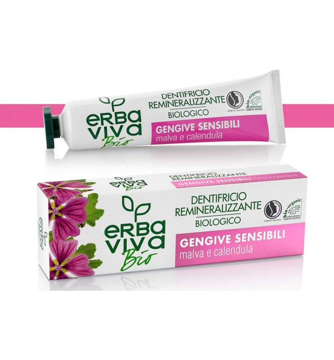 Erba Viva Bio Organic Toothpaste with malva and calendula 75 ml