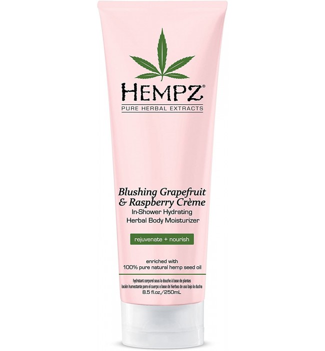 Herbal Body Moisturizer- Blushing Grapefruit & Raspberry Creme 250ml