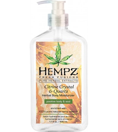Hempz Fresh fusions citrine crystal & quartz herbal body moisturizer 500ml