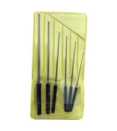 Boley smoothing broaches assortment 6pcs in pack