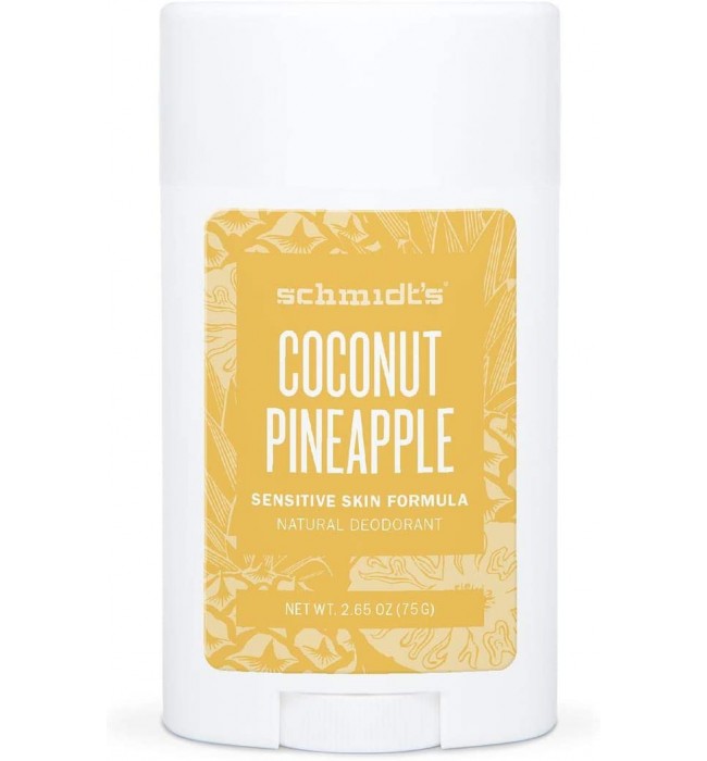 Schmidt's Naturals Deodorant stick for sensitive skin coconut and Pineapple 75 gr.