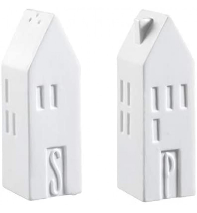 PET Salz & Pfefferstreuer Set S & P 28x28x87mm