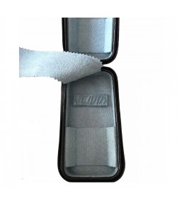 Watch travel case with zipper for 2 watches