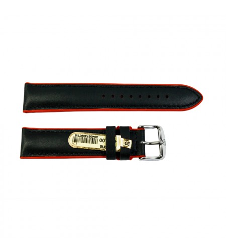 Daytona silicone and leather watch  ...