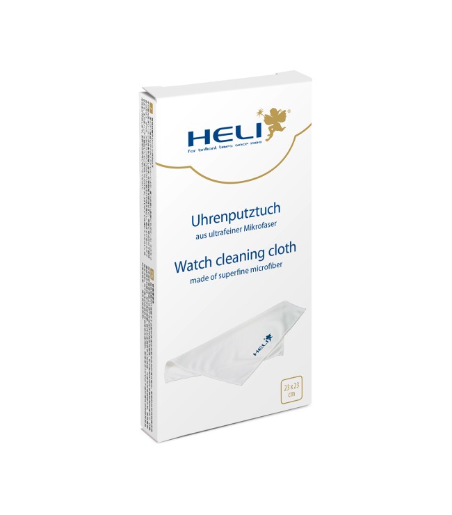 Heli watch cleaning washable cloth for watch case, bracelet and glass