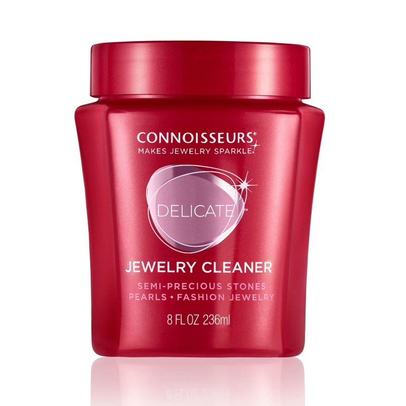 Connoisseurs Delicate Jewellery Cleaner cleaning solution for gold, silver, semi-precious stones & pearls 236 ml Connoisseurs Delicate Jewellery Cleaner cleaning solution for gold, silver, semi-precious stones & pearls 236 ml