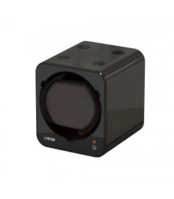 Boxy Fancy Brick black watch winder box for one watch combinable with adapter