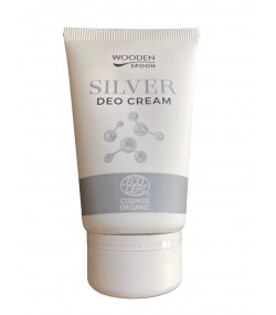 Organic Certified Silver Deo Cream, 40 ml, Wooden Spoon