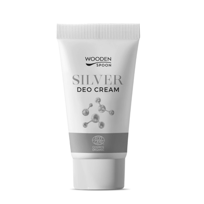 Organic Certified Silver Deo Cream, 40 ml, Wooden Spoon Organic Certified Silver Deo Cream, 40 ml, Wooden Spoon