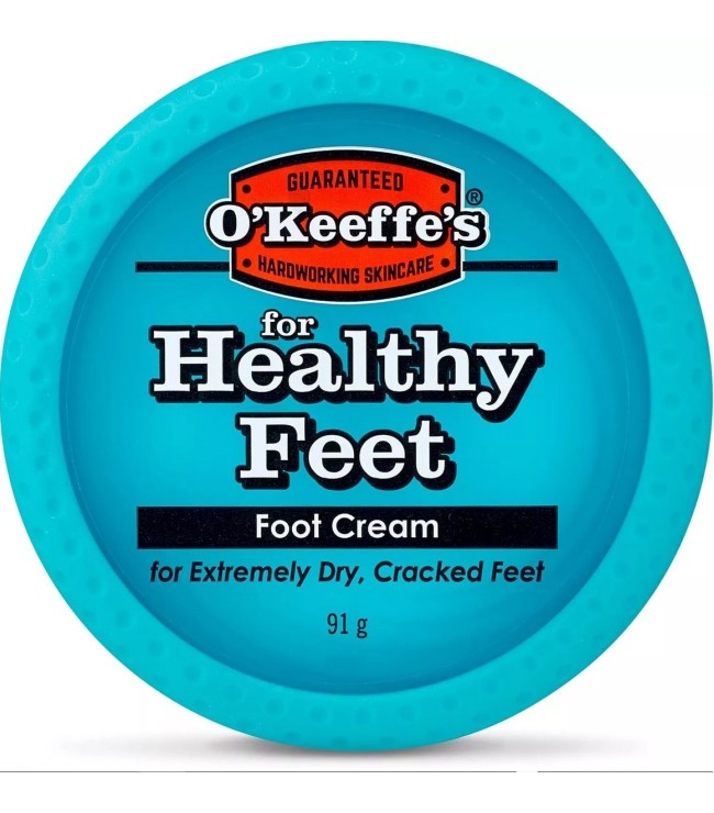 O’Keeffe’s Healthy Feet Foot Cream – Extremely Dry, Cracked Feet – Jar