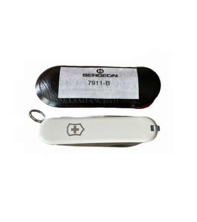 Мини ножче Bergeon 7911-B Victorinox в бяло
