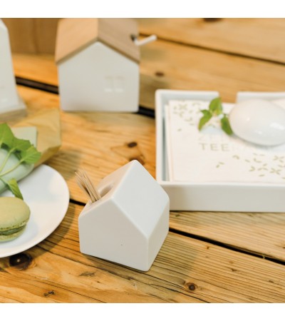 Räder Porcelain House Toothpick Holder