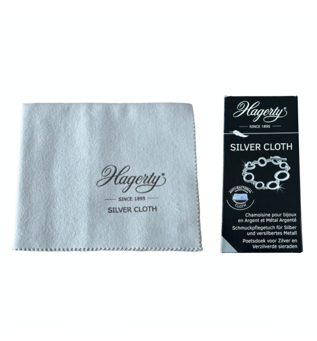 Hagerty Silver cleaning and highshine cloths 36 x 30 cm