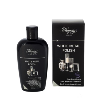 Hagerty White Metal Polish, steel, stainless steel and chrome steel, 250 ml