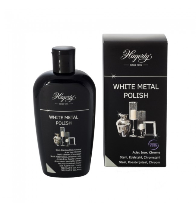 Hagerty White Metal Polish, steel, stainless steel and chrome steel, 250 ml