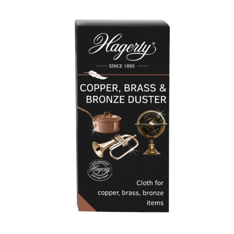 Hagerty A118024 Copper, Brass & Bronze Duster Cleaning Cloth Hagerty A118024 Copper, Brass & Bronze Duster Cleaning Cloth