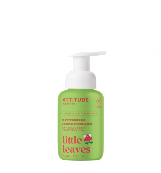 Little Leaves Foaming Hand Soap – Watermelon & Coconut, ATTITUDE