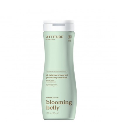 Attitude Blooming Belly Pregnancy Shower Gel – Argan Leaves