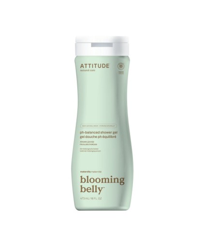 Attitude Blooming Belly Pregnancy Shower Gel β Argan Leaves