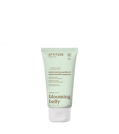 Attitude Blooming Belly Pregnancy Stretch Mark Oil – Almond and Argan