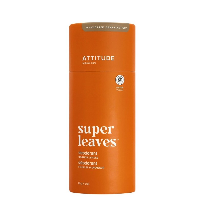 ATTITUDE Super Leaves, Plastic Free Deodorant, Orange Leaves ATTITUDE Super Leaves, Plastic Free Deodorant, Orange Leaves