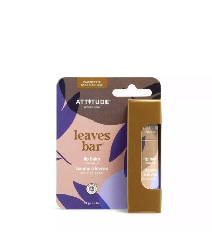Lip Balm – Coconut, Leaves Bar, ATTITUDE