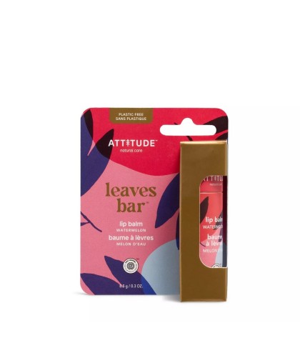 Lip Balm – Watermelon, Leaves Bar, ATTITUDE