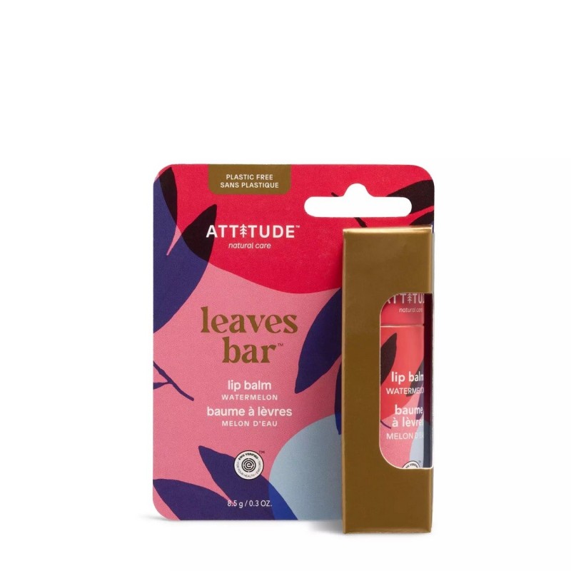 Lip Balm – Watermelon, Leaves Bar, ATTITUDE Lip Balm – Watermelon, Leaves Bar, ATTITUDE