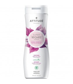 Moisturizing Shower Gel, White Tea Leaves, Super Leaves, ATTITUDE