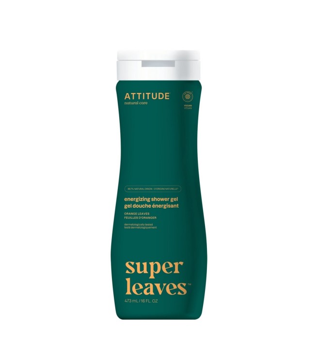 ATTITUDE Super Leaves Energizing Shower Gel, Orange Leaves