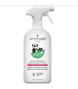 ATTITUDE Baby Leaves Toy and Surface Cleaner, Unscented