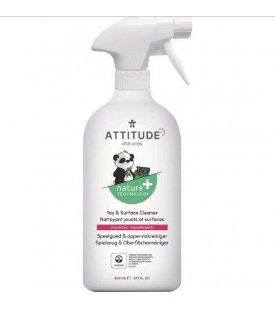 ATTITUDE Baby Leaves Toy and Surface Cleaner, Unscented