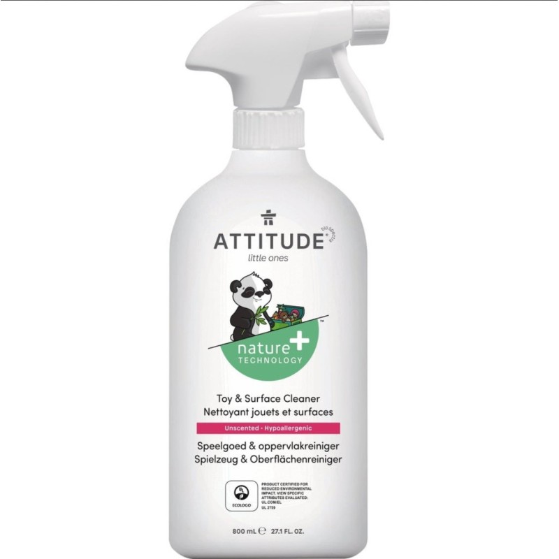 ATTITUDE Baby Leaves Toy and Surface Cleaner, Unscented ATTITUDE Baby Leaves Toy and Surface Cleaner, Unscented