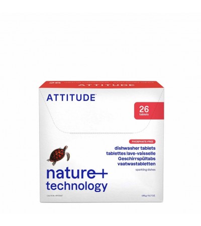 Dishwasher Tablets, 26 Wash, ATTITUDE