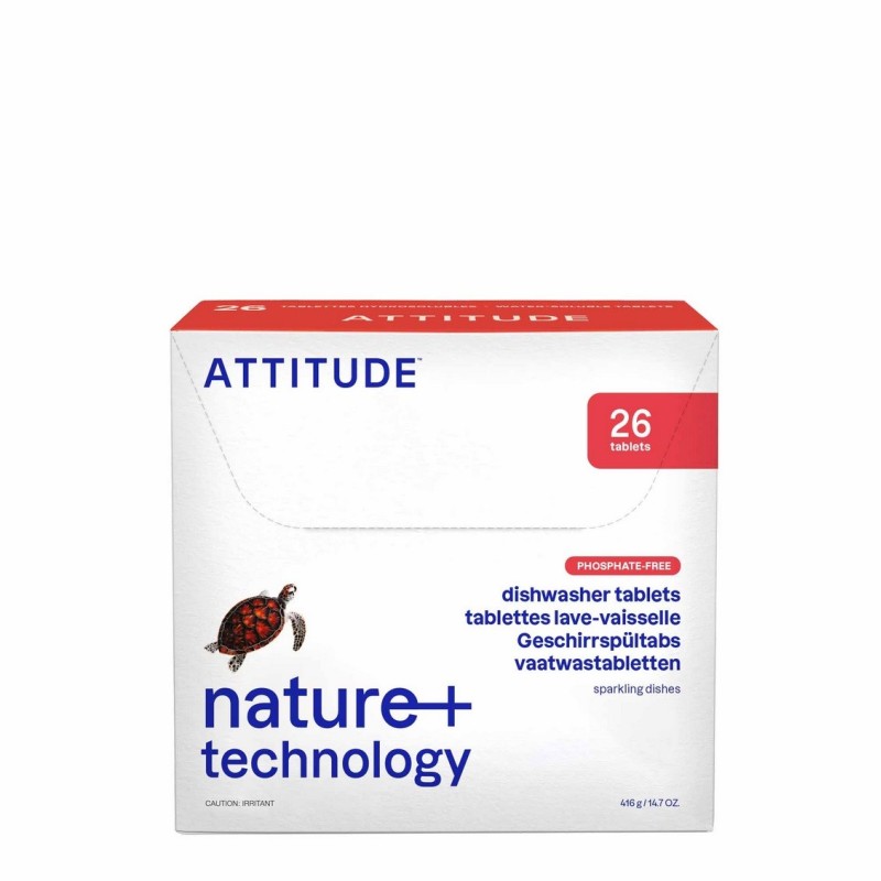 Dishwasher Tablets, 26 Wash, ATTITUDE Dishwasher Tablets, 26 Wash, ATTITUDE