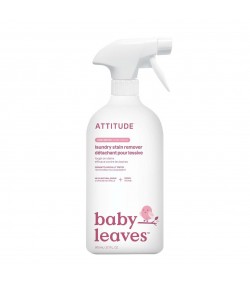 ATTITUDE Baby Leaves Laundry Stain Fighter Liquid, Unscented