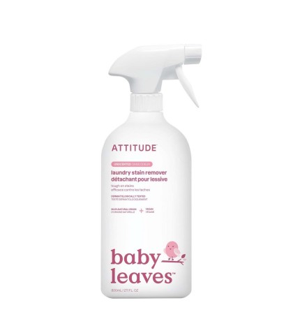 Laundry Stain Fighter Liquid, Unscented, baby leaves, ATTITUDE