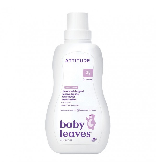 Baby Laundry Detergent - Sweet Lullaby, baby leaves, ATTITUDE