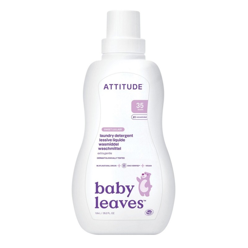 Baby Laundry Detergent - Sweet Lullaby, baby leaves, ATTITUDE Baby Laundry Detergent - Sweet Lullaby, baby leaves, ATTITUDE