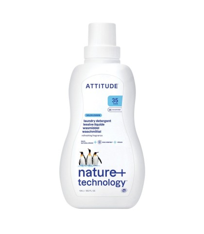 Laundry Liquid, Wildflowers, 35 Loads, ATTITUDE
