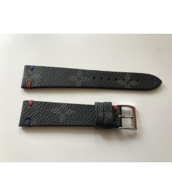 New Louis Vuitton Canvas Leather Strap 20/16 mm