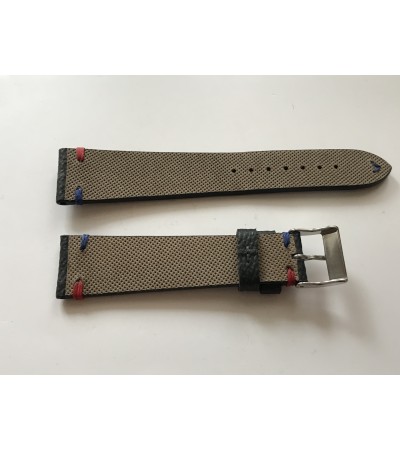 New Louis Vuitton Canvas Leather Strap 20/16 mm