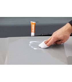 QUIXX Paint Scratch Remover Kit (Ref. 00070) – 2-Step Repair System with Repair No.1 + Finish No.2, Polishing Cloths & 3000-Grit Sandpaper, Made in Germany