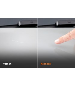 QUIXX Paint Scratch Remover Kit (Ref. 00070) – 2-Step Repair System with Repair No.1 + Finish No.2, Polishing Cloths & 3000-Grit Sandpaper, Made in Germany