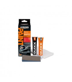 QUIXX Paint Scratch Remover Kit (Ref. 00070) – 2-Step Repair System with Repair No.1 + Finish No.2, Polishing Cloths & 3000-Grit Sandpaper, Made in Germany
