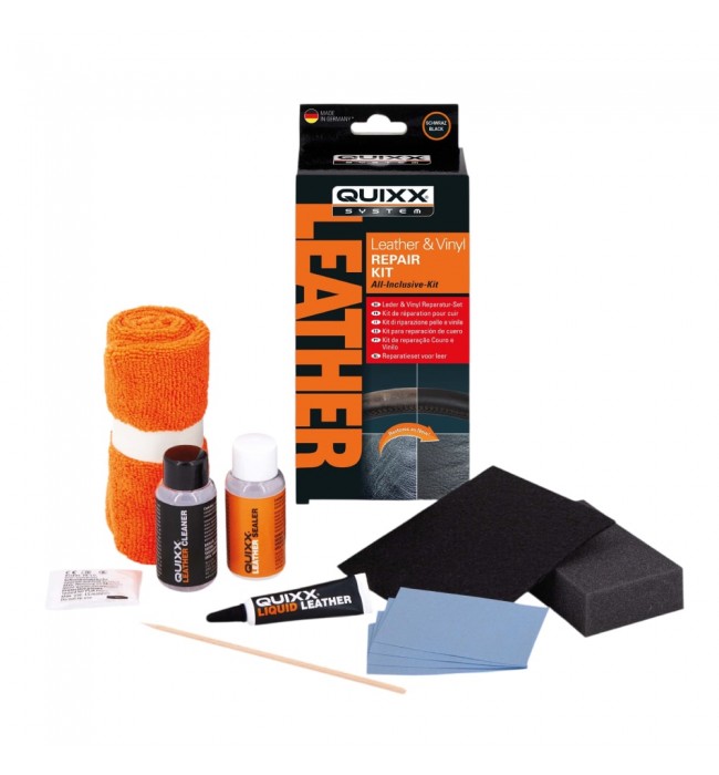 QUIXX Leather & Vinyl Repair Kit for Car Interiors - All-Inclusive Set, Ref. 10259