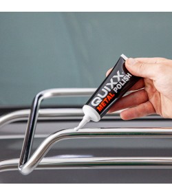 QUIXX Metal Restoration Kit Polish + Sandpapers Restores Gloss & Brushed Metals, High Performance Polish, ref. 10206