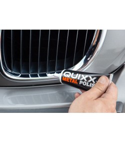 QUIXX Metal Restoration Kit Polish + Sandpapers Restores Gloss & Brushed Metals, High Performance Polish, ref. 10206