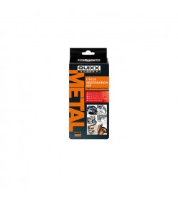 QUIXX Metal Restoration Kit Polish + Sandpapers Restores Gloss & Brushed Metals, High Performance Polish, ref. 10206