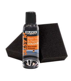 QUIXX Black Tyre Colour, Tire Restorer Deep Black 2-Step Kit, ref. 10192